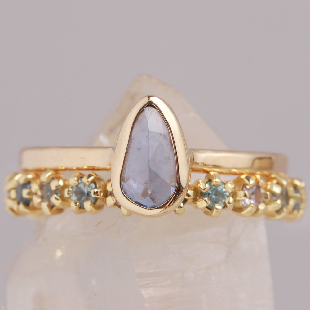 sapphire ring stack