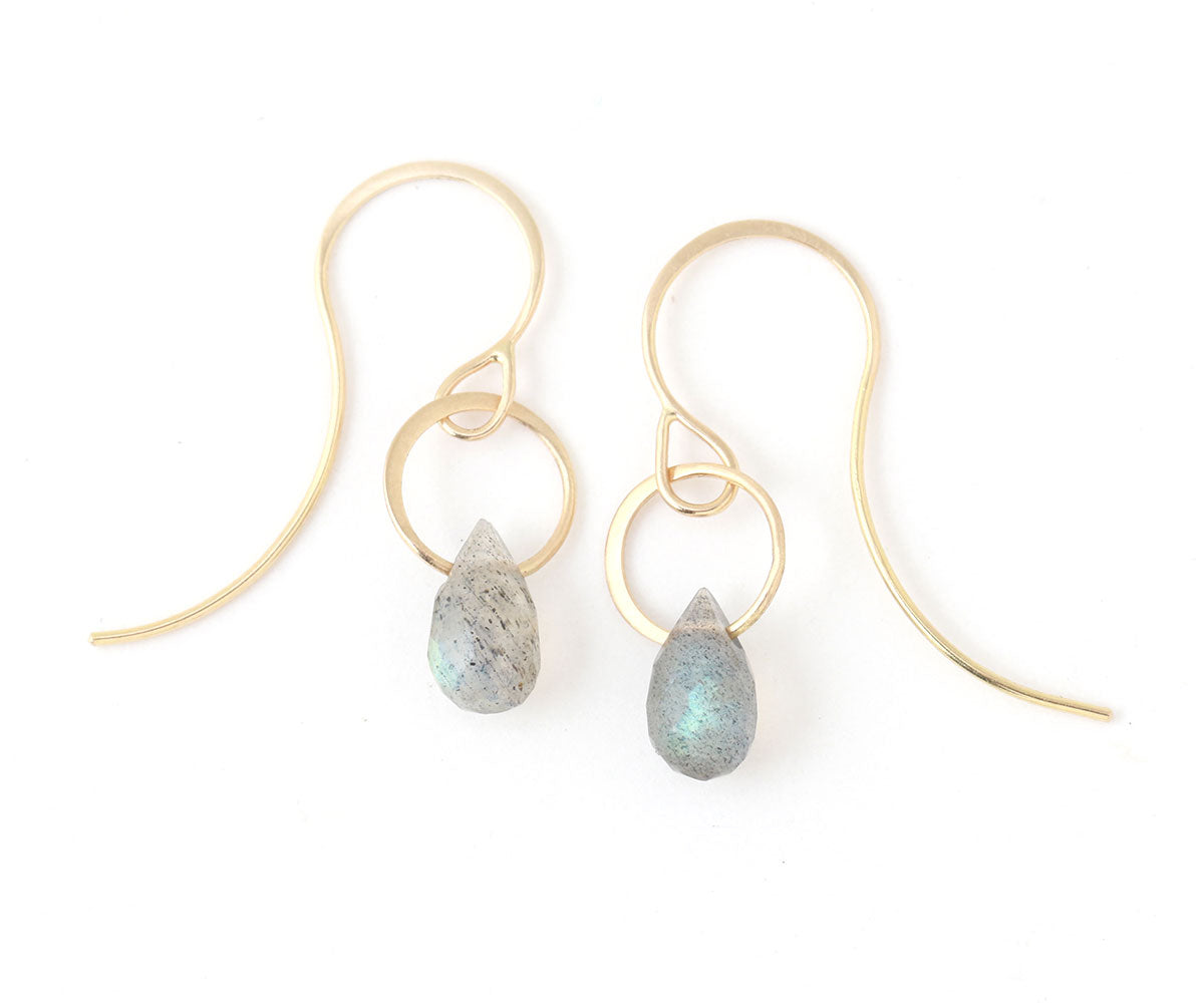 Blue Topaz and Labradorite selling Hoop Earrings, Blue Topaz Earrings, Labrodorite Earrings, Sterling Hoop Earrings, Silve hoops, dangle earrings