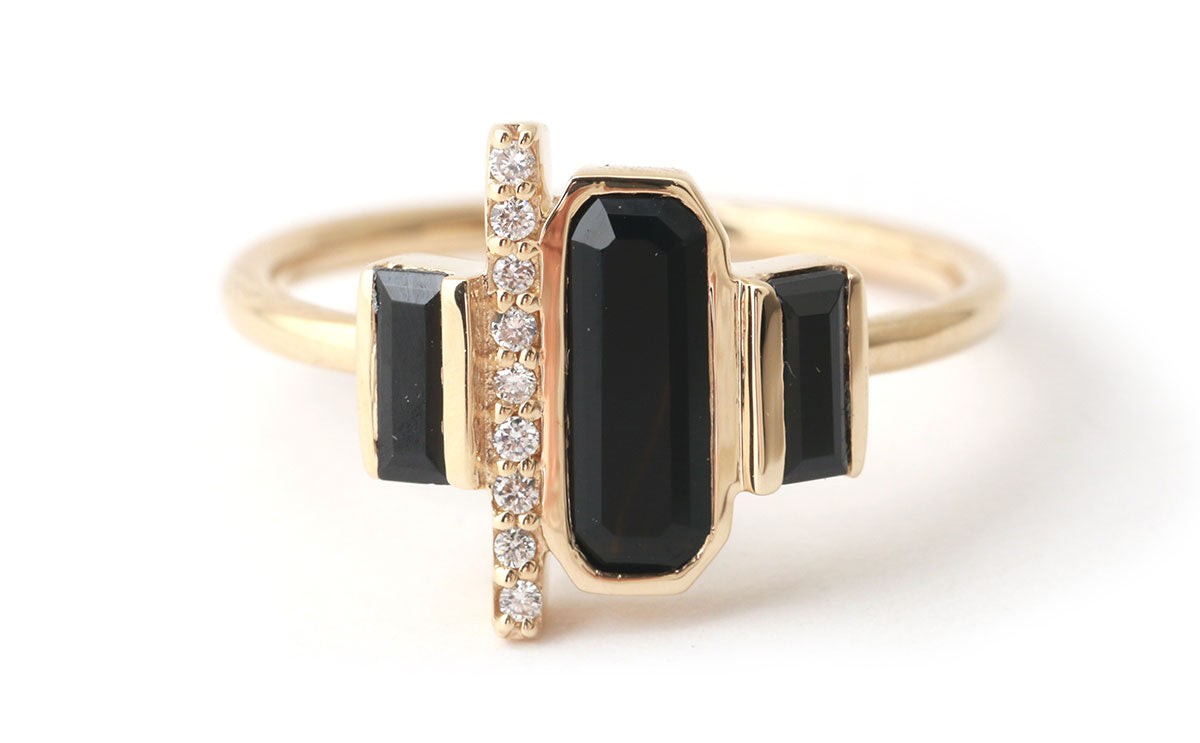 Cityscape Triple Spinel and Diamond Tower Ring – Melissa Joy
