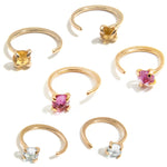 Gemstone Hug Earrings - Melissa Joy Manning Jewelry