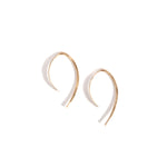 Wishbone hoops - 1/2 inch - Melissa Joy Manning Jewelry