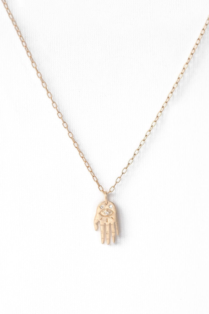 Mini Dharma’s Hand Pendant by Celine Daoust 18560110_CelineDaoust_ProtectionandBelievesMiniHandProtectionChainNecklace_Ycopy.jpg.sb-57b86797-wmvkWp