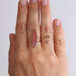 Hydrogrossular Garnet Pillar Ring BFCM Stock Ring 756A0390