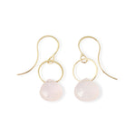 Rose Quartz Drop Earrings Earrings 756A1185