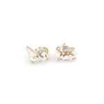 Prong set Herkimer diamond stud earrings EARRINGS 756A1394