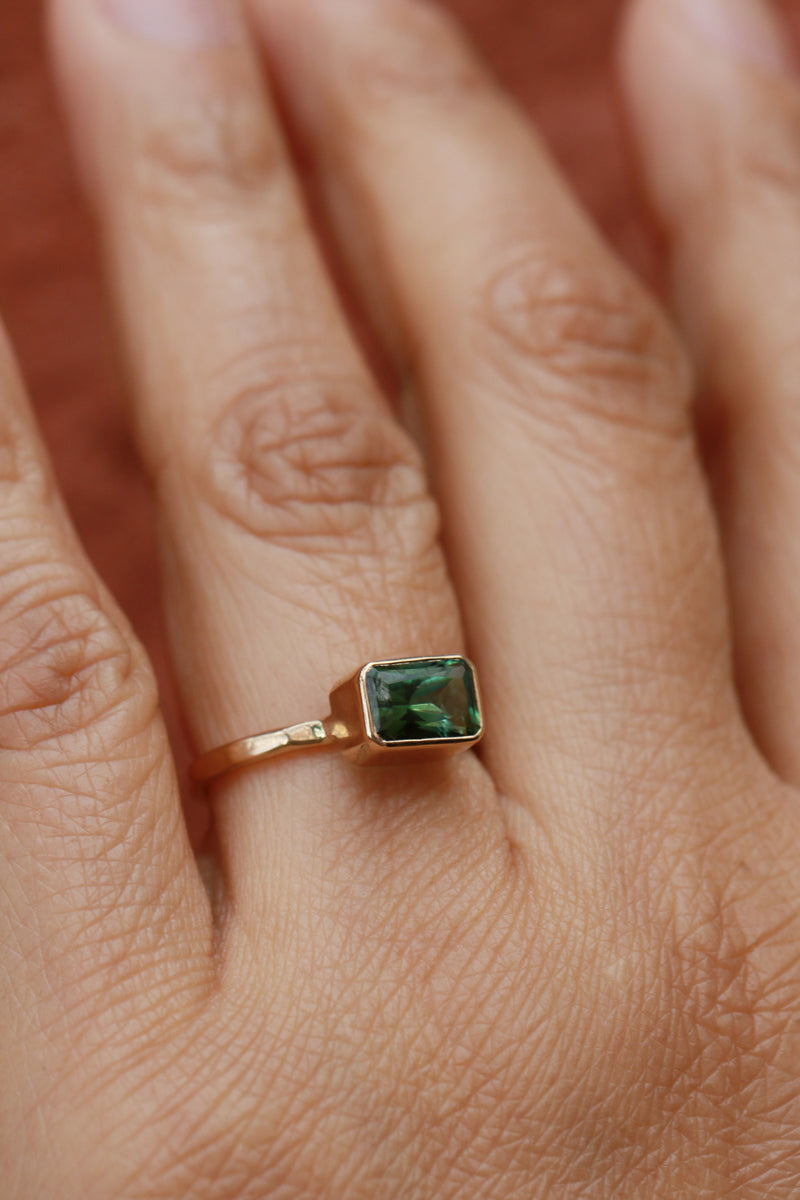 1.29 carat Green Tourmaline Ring Rings 756A1789_0e2a7914-1b5e-4950-ad57-6ed8fdf72fed