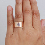 Pink Sapphire Cigar Band Ring Rings 756A2155