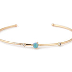 Three-Stone Opal Cuff by WWAKE BRACELET 756A2568_731f7d57-edd6-4239-b8d9-aee3ce87219e