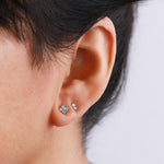 Two-Step Earrings by WWAKE EARRINGS 756A2646_db7f9fad-828a-48ef-9d7f-96b4cdd55394