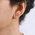 Itty Bitty Crescent Stud (Half Pair) by Talon EARRINGS 756A2958