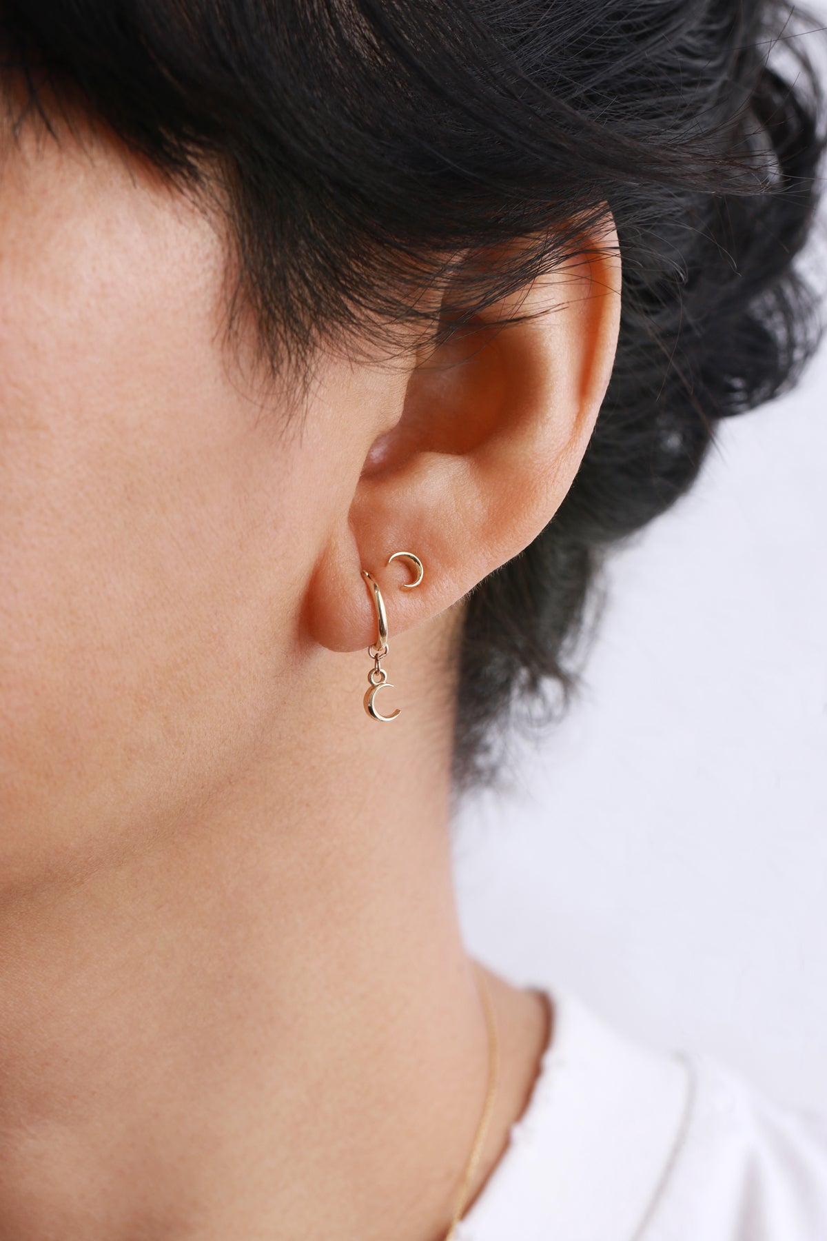 Itty Bitty Crescent Stud (Half Pair) by Talon EARRINGS 756A2958