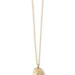 Sun and Moon Diamond Shell Necklace by Celine Daoust Necklaces 756A3599