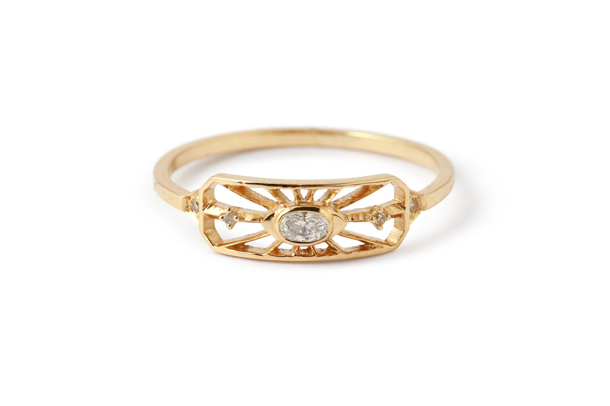 Dream Maker Open Eye Ring by Celine Daoust Stock Ring 756A3667