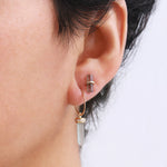 Micropave Diamond Wrapped Labradorite Stud Earring earring 756A4438_86bef7b6-0529-4621-8d5e-ef41c6050c40