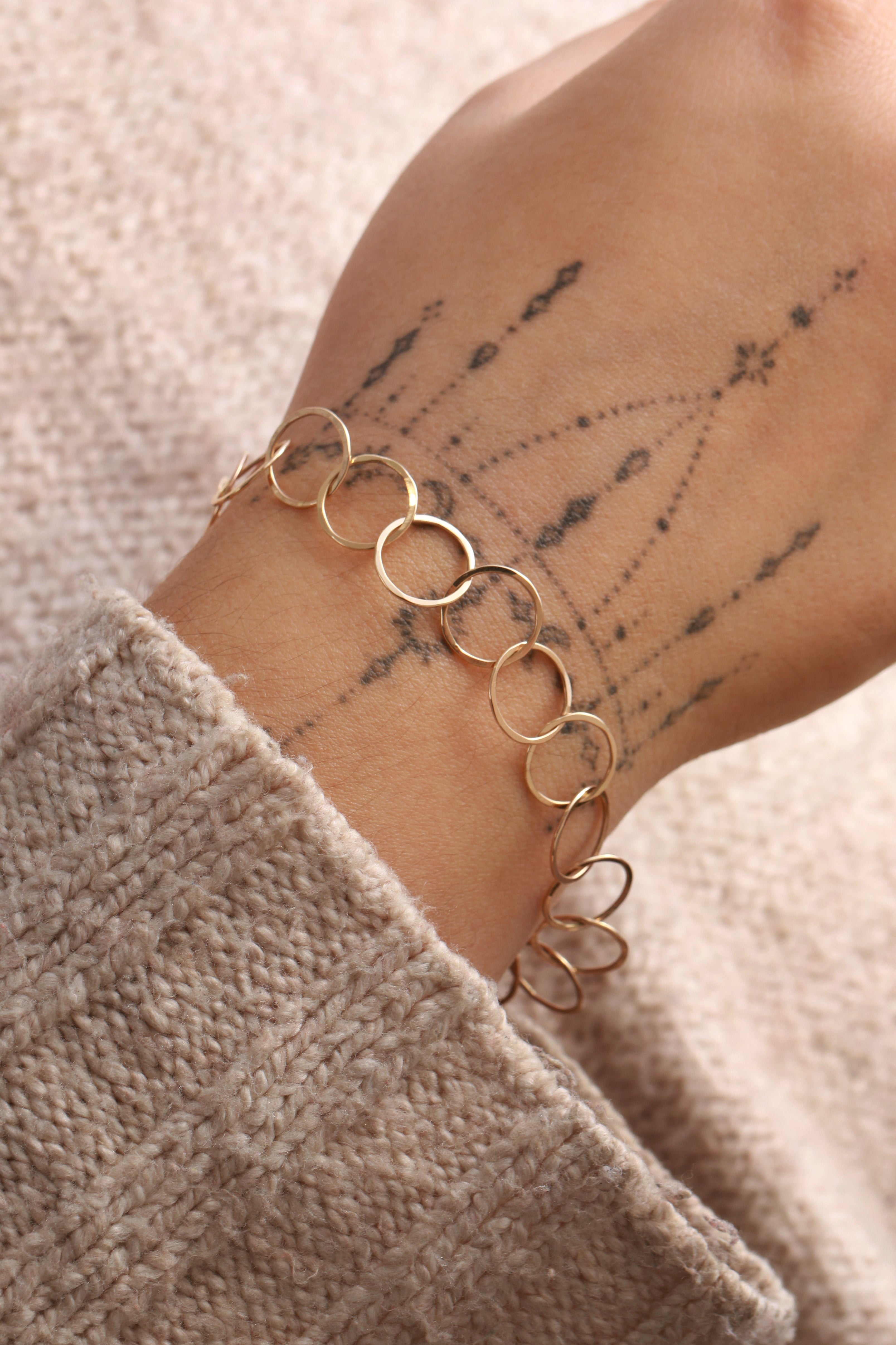 Round Link Chain bracelet Bracelets 756A5251