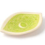 Chartreuse Spirit Eye Dish by Demetria Chappo 756A5382