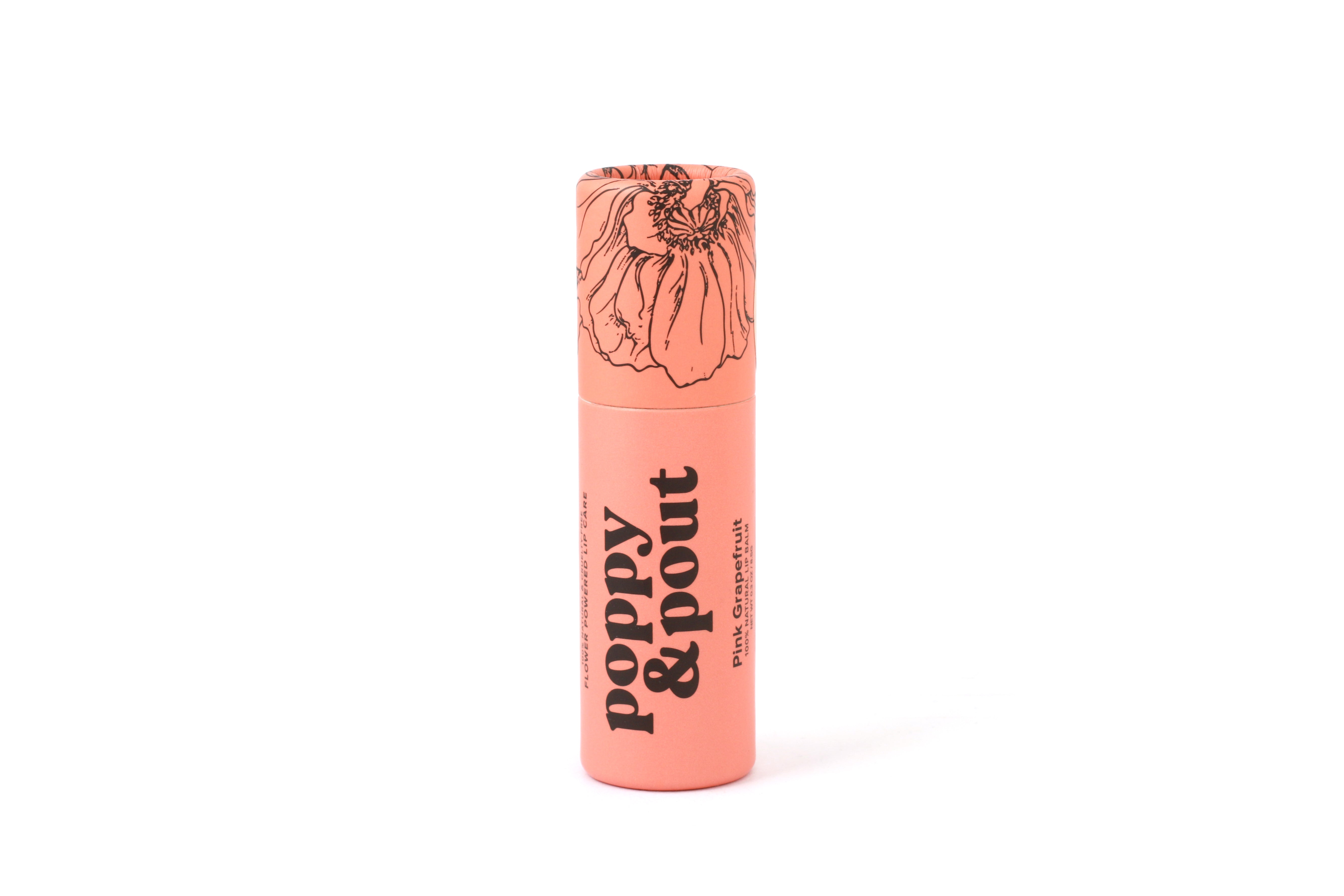 Pink Grapefruit Pout Lip Balm by Poppy and Pout beauty 756A5404