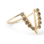 The Majesty Black Diamond Gold Ring by Labulgara 756A6150