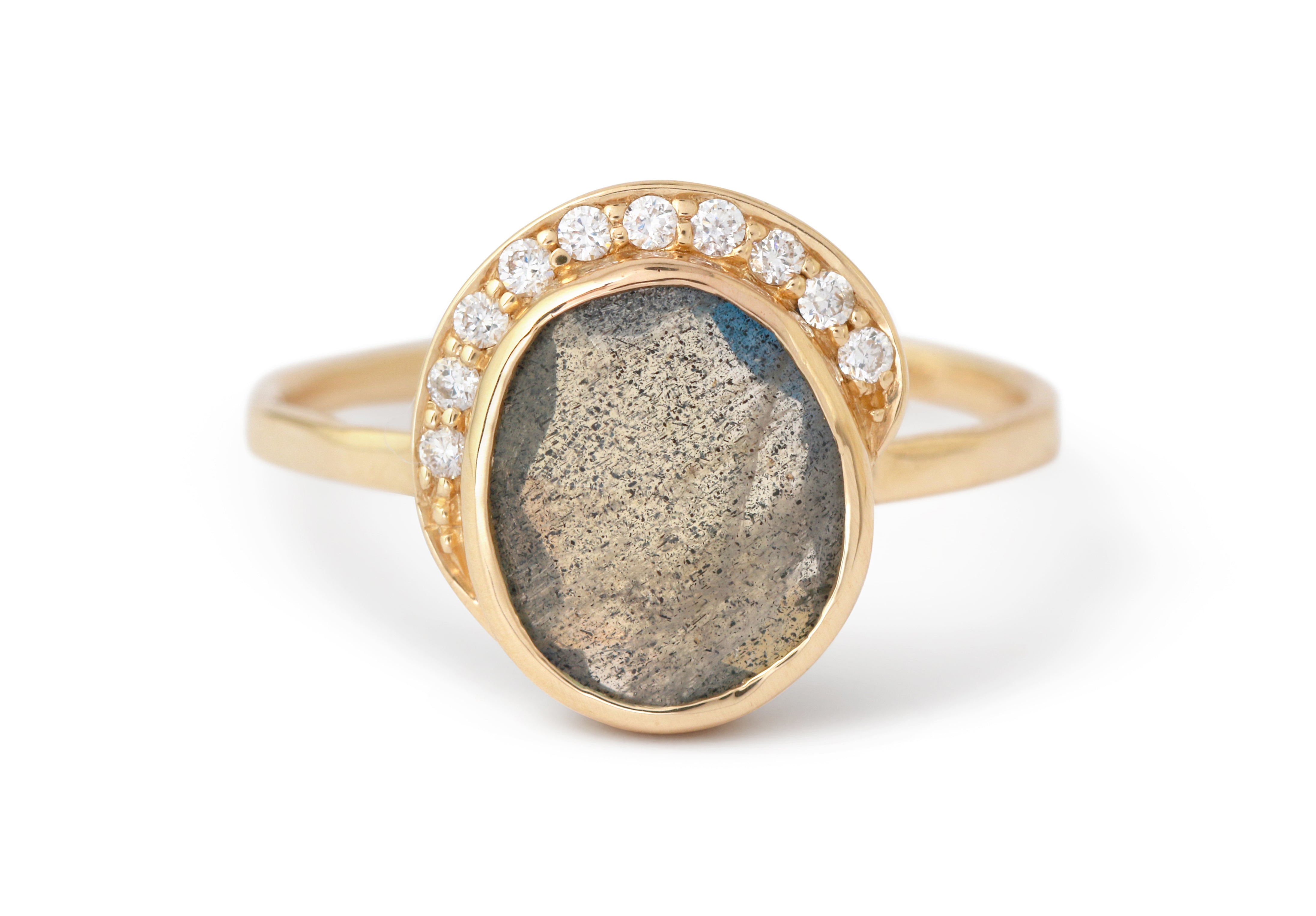 Freeform Labradorite Diamond Crescent Moon Ring BFCM Stock Ring 756A6201_a7f9bc1d-e62c-409e-b0f3-f55745ba8f27