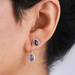 Blue Sapphire Diamond Crescent Moon Drop Earrings 756A6227_4f4cdc33-d35a-433b-8c28-5fae85a85fb8