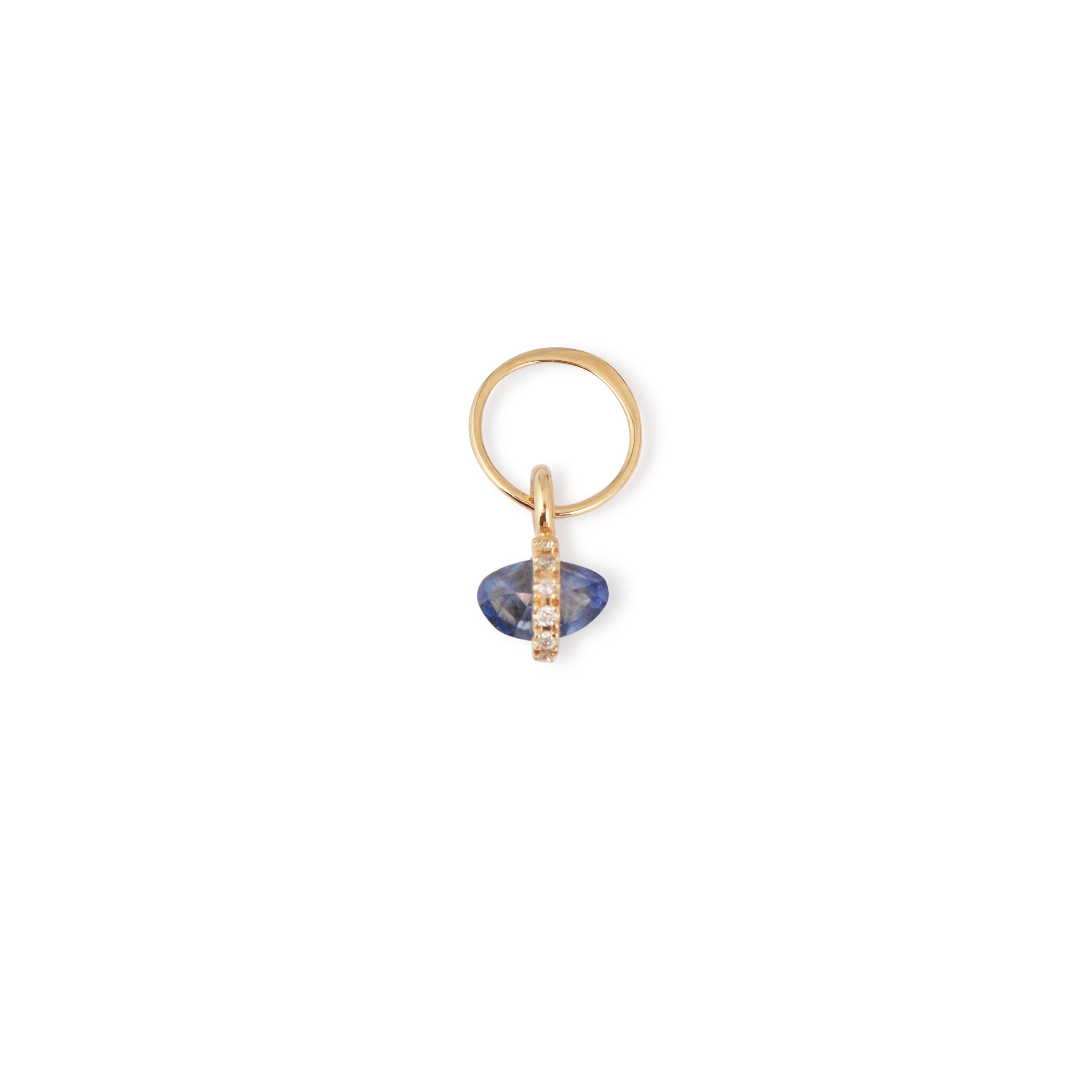 Micropave Bezel Wrapped Blue Sapphire Charm Charm 756A6237_8bba6539-65b8-48d3-a698-39895049bb11