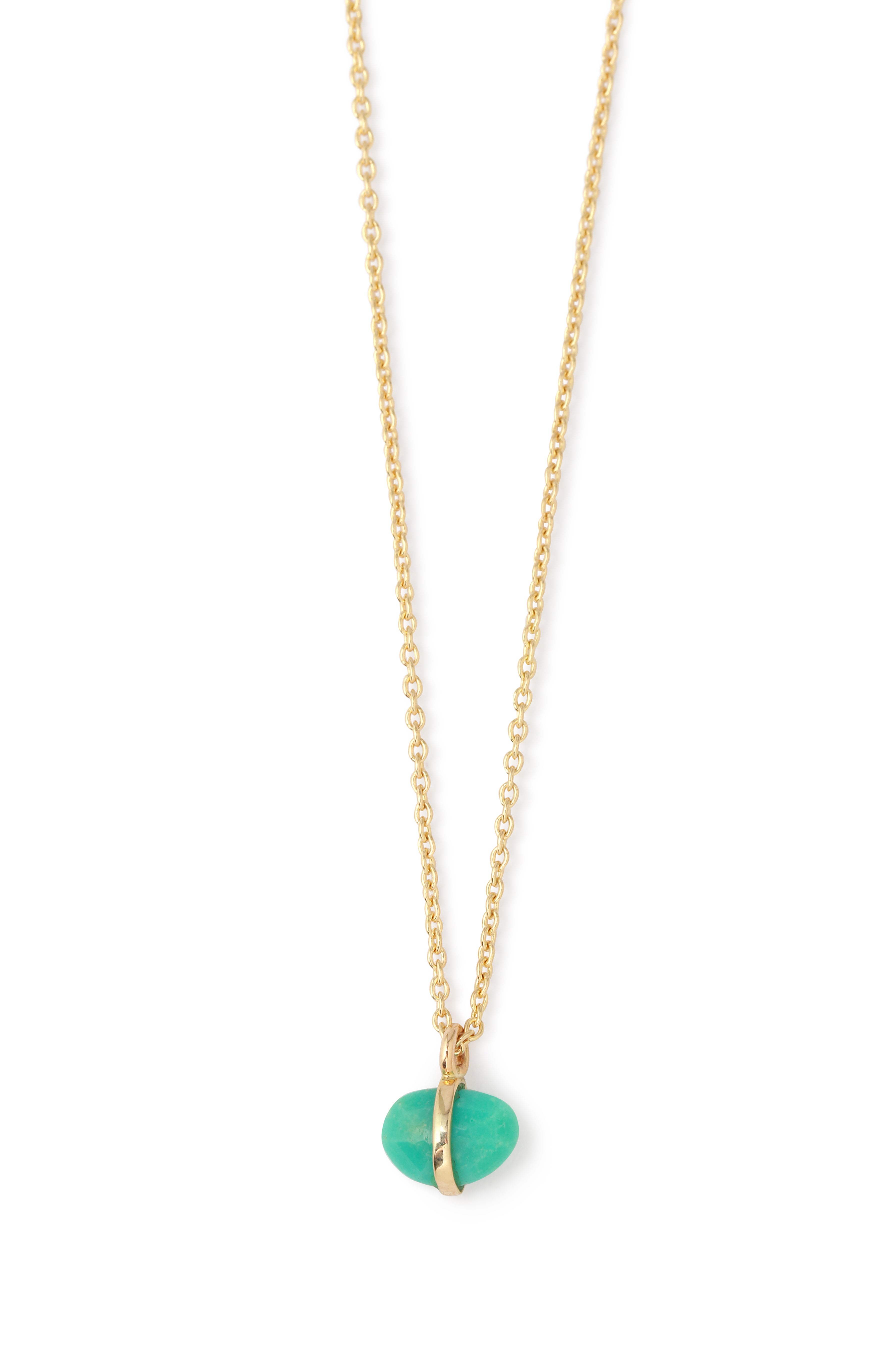 Small Freeform Turquoise Necklace Gold Necklaces 756A6248_d8b94e93-dfba-41ab-ae57-62b705882ed6