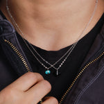 Small Freeform Turquoise Necklace Necklaces 756A6397