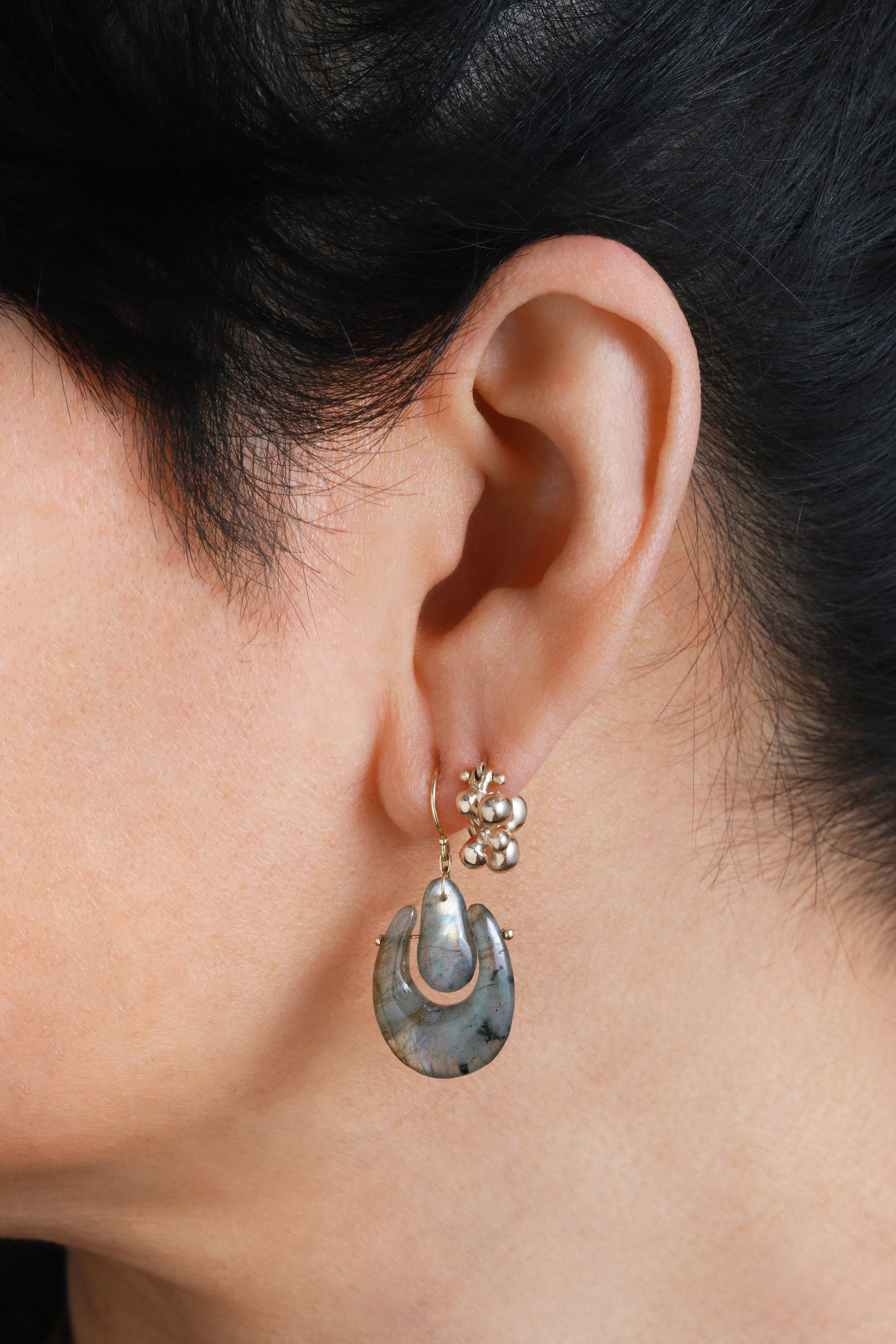 Small O'Keeffe Earrings by TenThousandThings Earrings 756A6426_7fa207f8-30e7-496e-a03a-decc558e8639