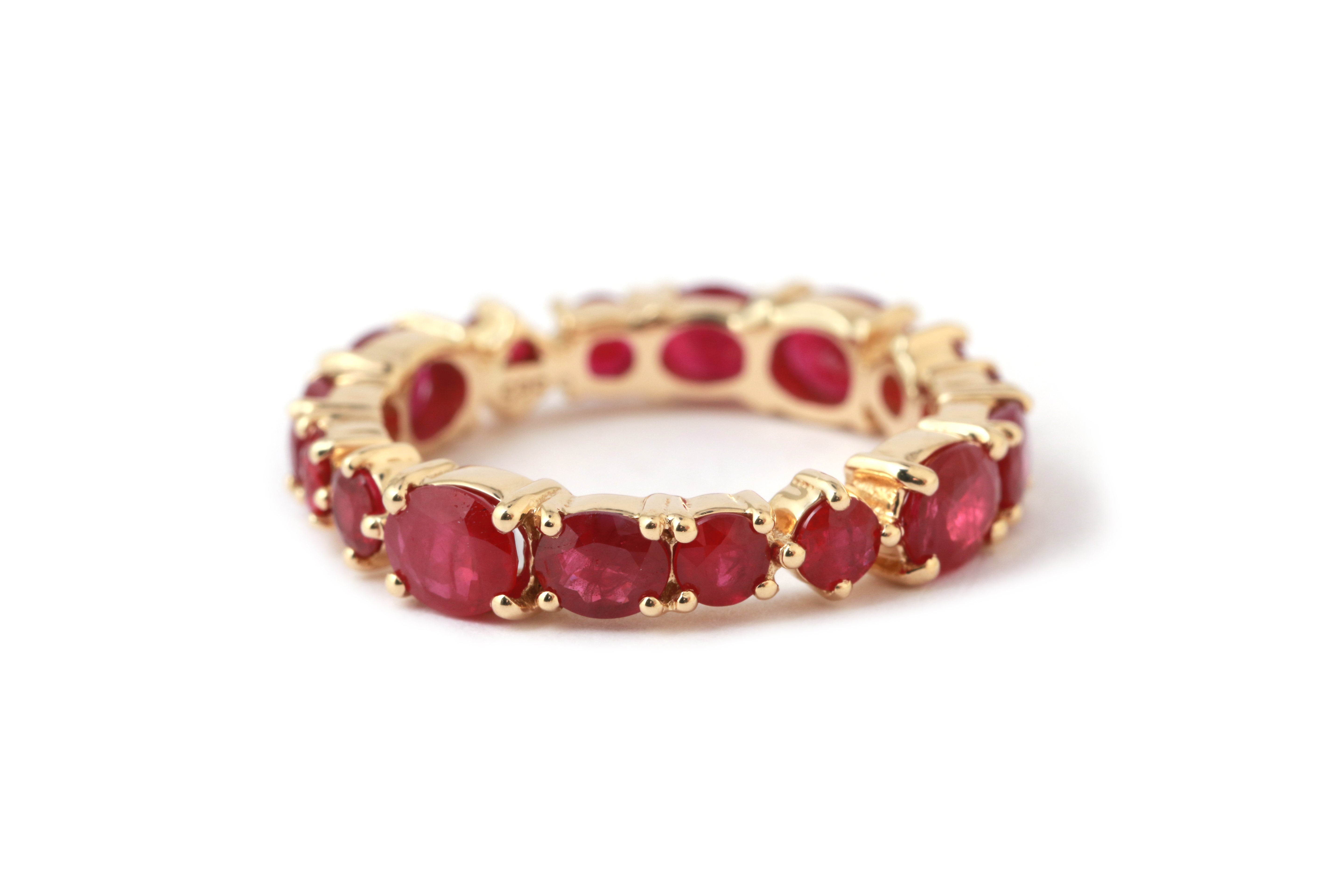 Landscape Ruby Eternity Band Stock Ring 756A6754