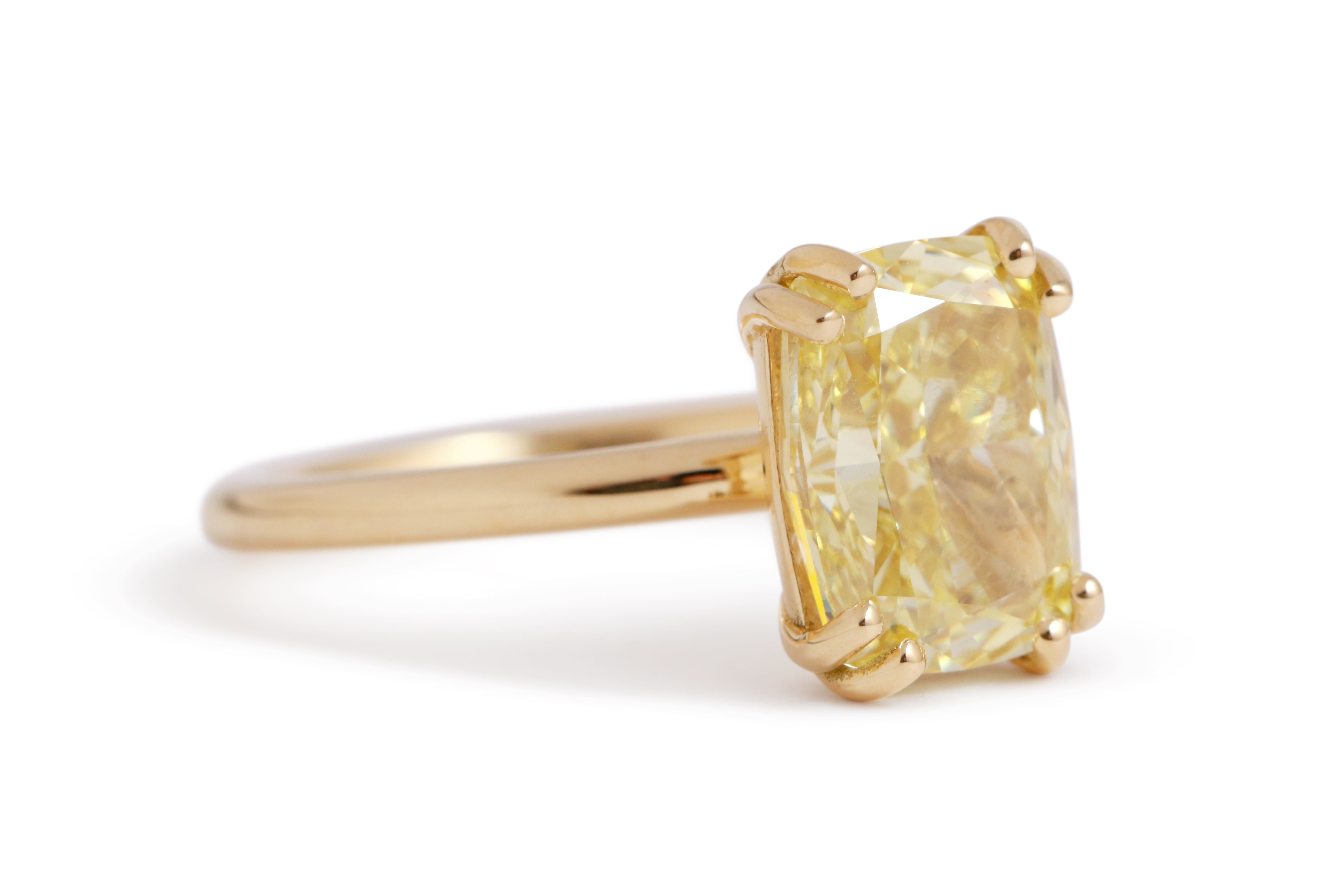 3 carat Canary Diamond Ring RING 756A7083