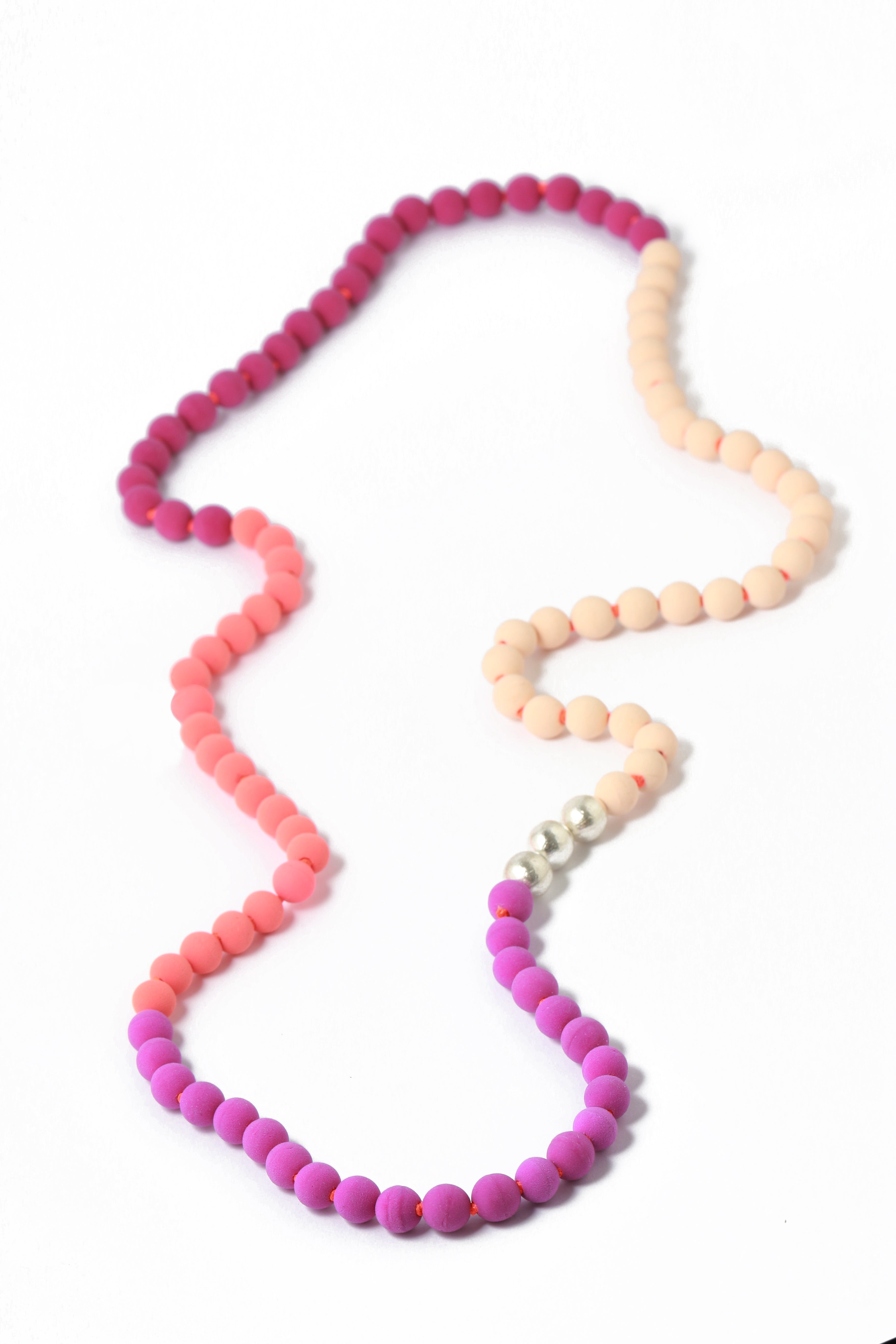 Color Fest Geometric Harmony Necklace in Tropical Sunset by Pi Project NECKLACE 756A7937