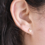 Diamond Paisley Earrings by Shinkai Earrings 756A8638