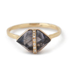 Large Herkimer cut Iolite Micropave Bezel Wrapped Ring BFCM Stock Ring 756A8778_fa9e4c51-0527-4881-89dc-c988d4d62c61