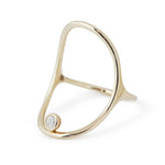 Diamond Continuity Ring by White Space Stock Ring 756A8920