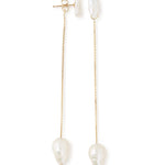 Lagniappe Pearl Drop Earrings by White Space Earrings 756A8933