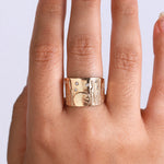 Moonrise Diamond Cigar Band by Erin Cuff Stock Ring 756A9517