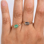 Large Micropave Bezel Wrapped Ring Rings 756A9659