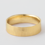 6mm Thin Hammered Solid Band - Yellow Gold 18 karat yellow gold HIDDEN 7789250a29e1c78df0a4450e41d0c923ea3eaba0611c49e0a6458b4b6a127114