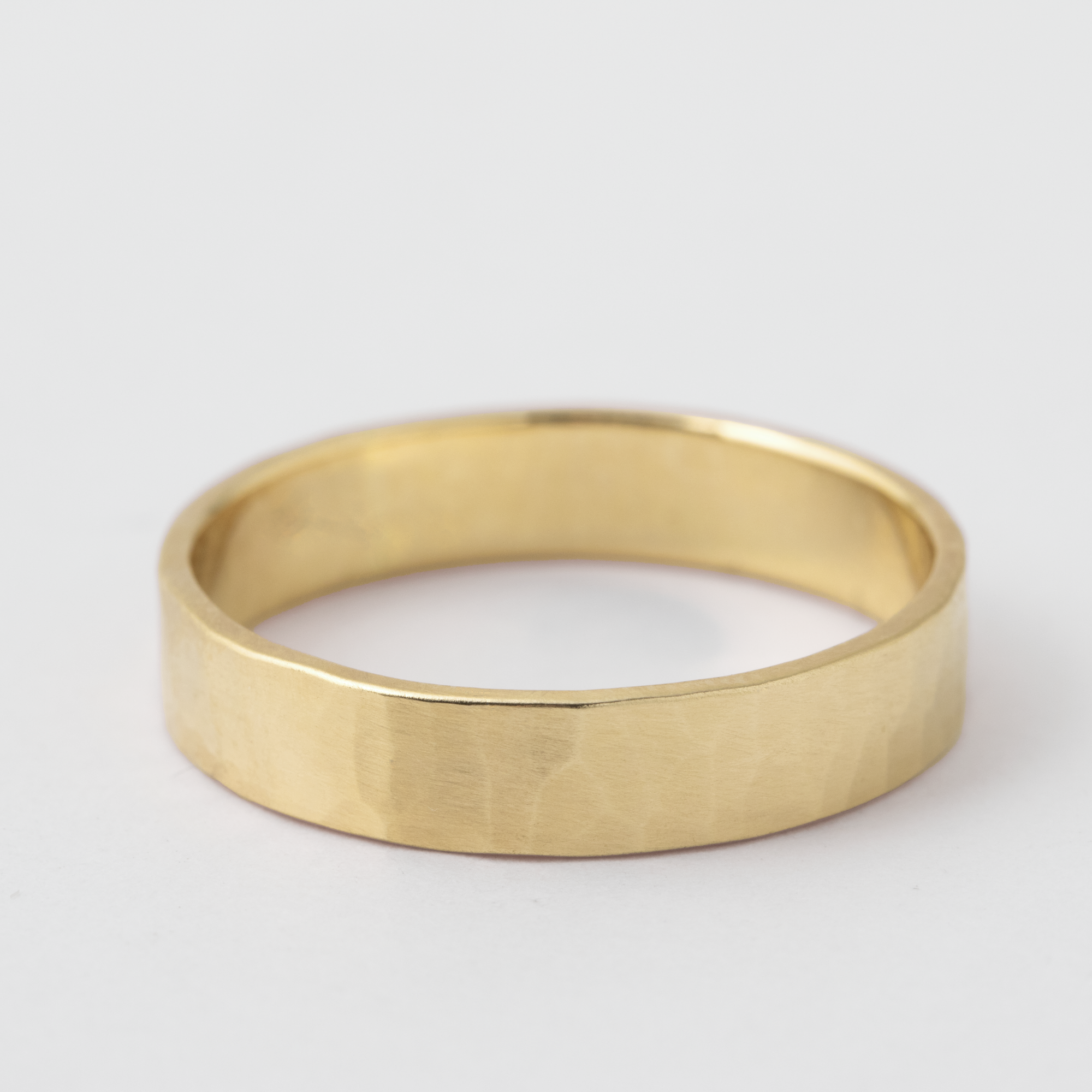 4mm Thin Hammered Solid Band - 14k Yellow Gold Default Title HIDDEN 8a329fa9ce94bbc9a3fa4acdab4178f0f9e798420bc734f1171d2c42a2b3f351