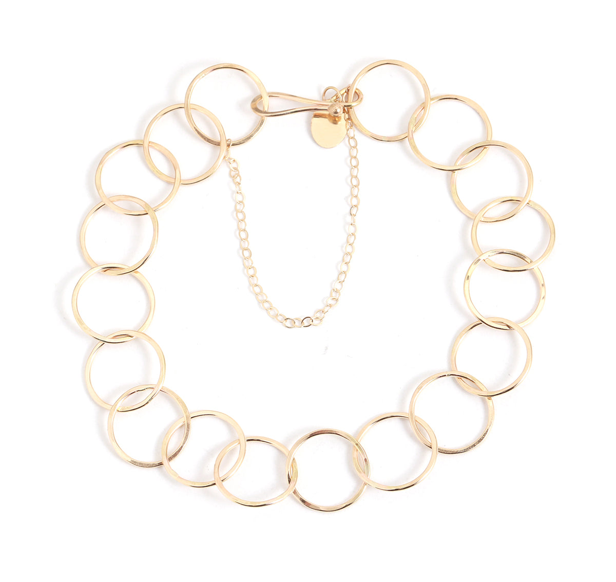 Round Link Chain bracelet gold Bracelets B331