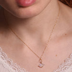 Freefrom Bezel Wrapped Rainbow Moonstone Charm Charm C135GRMS-OM
