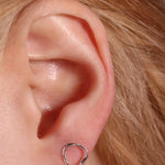 Open Triangle Stud Earring EARRINGS E1071-OM