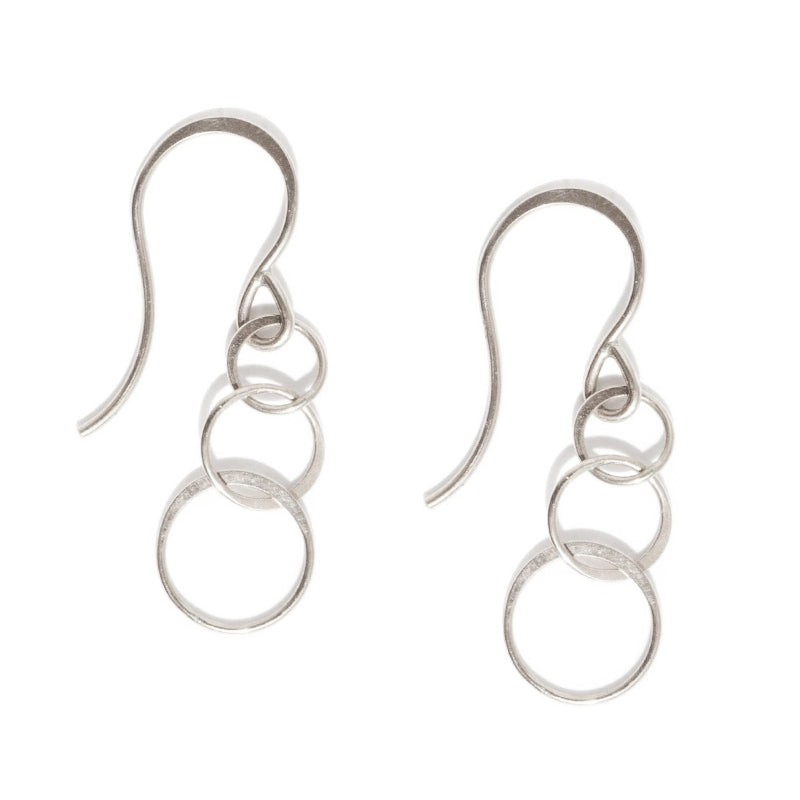 Lightweight Chain Earrings Silver EARRINGS E1416