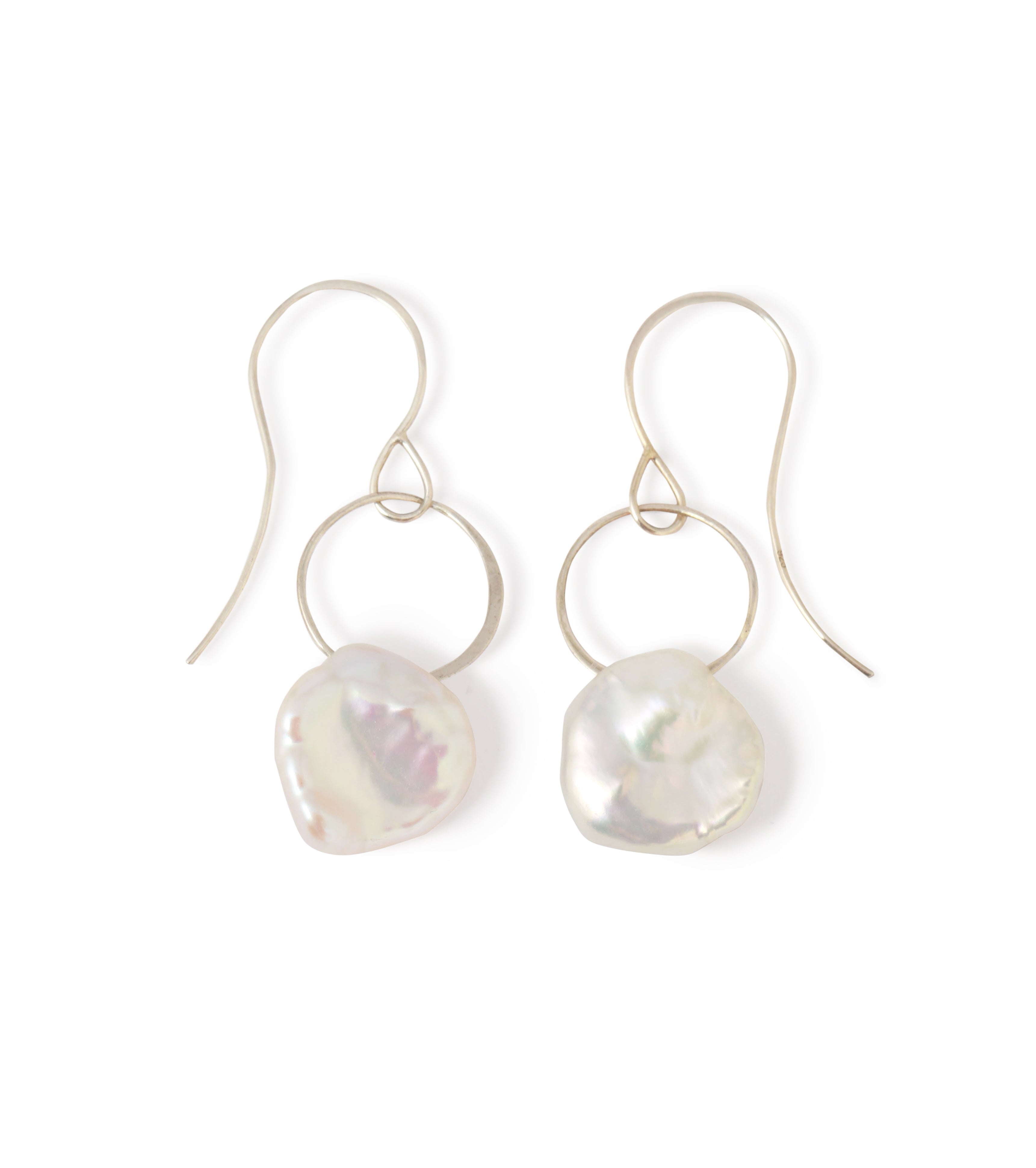 Pearl Drop Earrings silver Earrings E1866