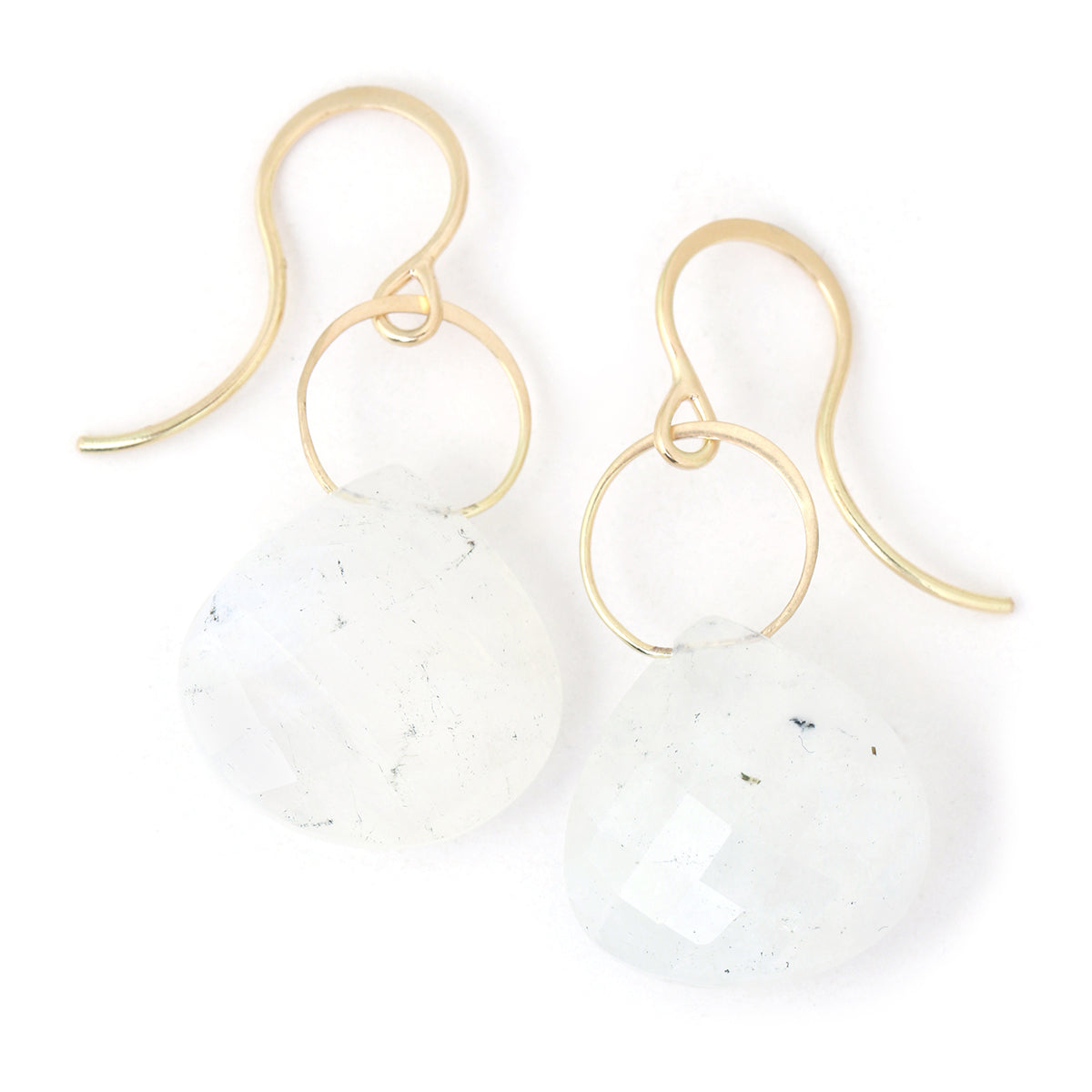 Large Moonstone single drop earrings EARRINGS E2249RMScopy