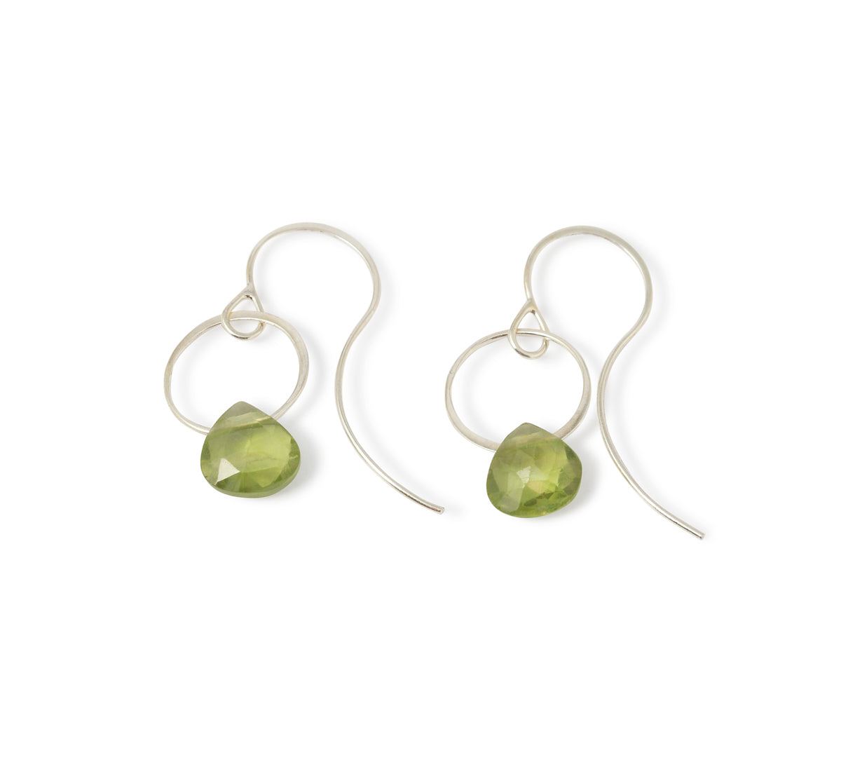 Peridot Single Drop Earrings EARRINGS E2255PD