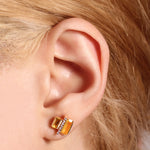 Cityscape Citrine and Diamond Tower Stud Earrings Earrings E3164GCIT-OMcopy