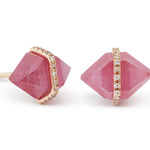 Large Herkimer Cut Ruby Micropave Bezel Stud Earrings Earrings E3182R_a3f8b809-8ba4-4184-9f14-a0724563e439