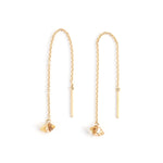 Citrine Threader Earrings Earrings E3185CIT