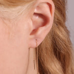 Iolite Threader Earrings Earrings E3185GIOL-OM